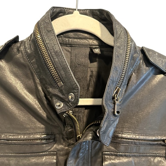 Black Leather Jacket - Picture 3 of 4